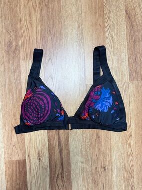 VOLCOM FLORAL TRIANGLE BIKINI TOP